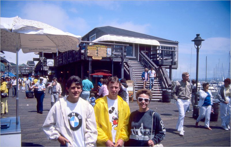 On the San Francisco wharf